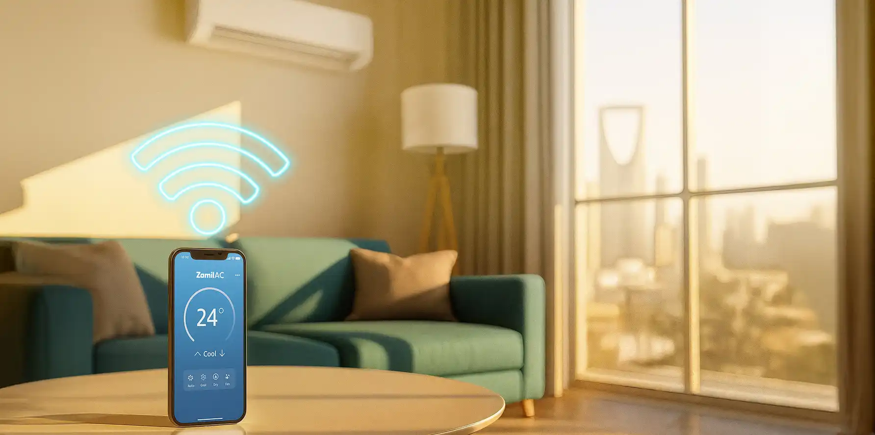 Wifi Connected for Smart Control